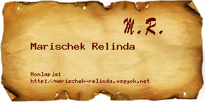 Marischek Relinda névjegykártya